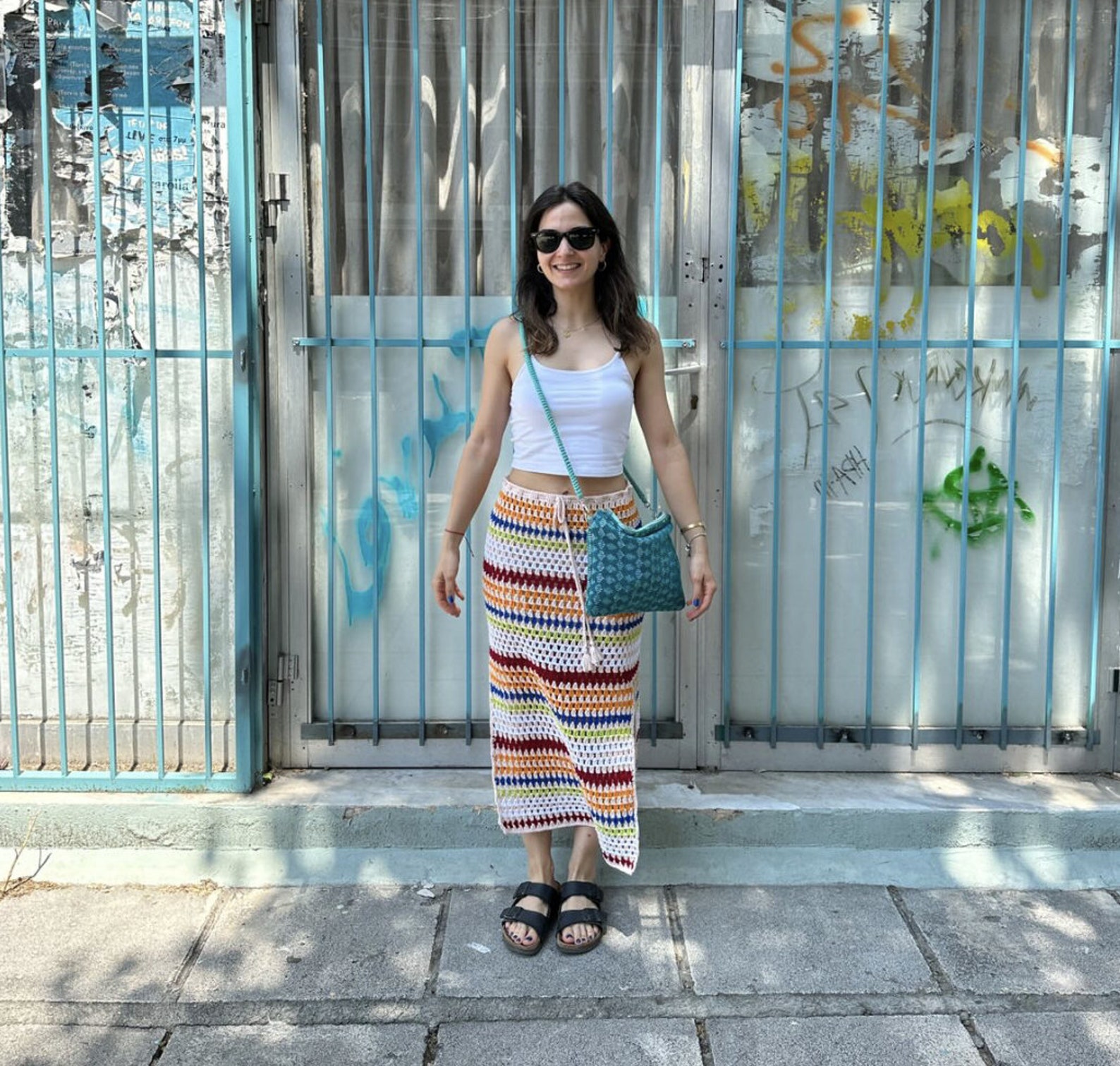 Crochet Maxi Skirt, Crochet Midi Skirt, Handmade Boho Skirt, Vintage ...