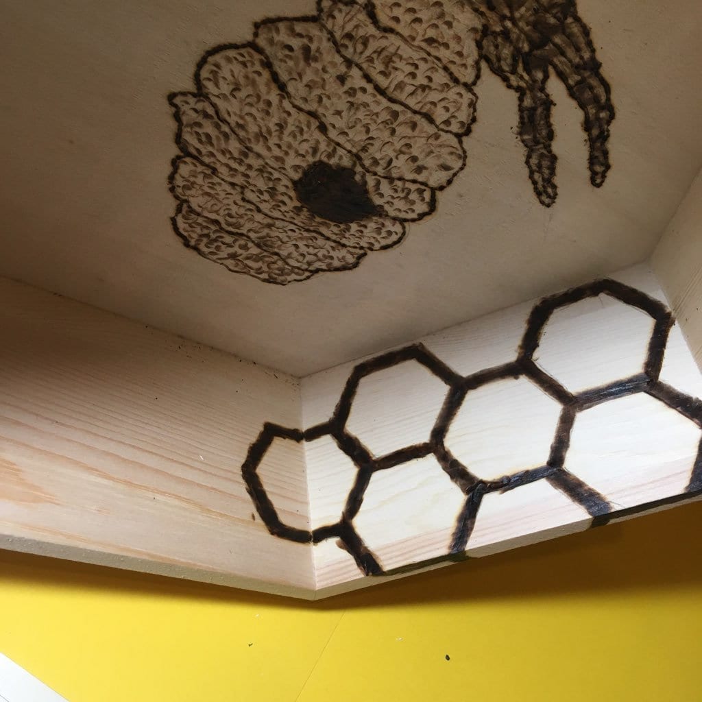 Bee Hive Honey Comb Shelf Etsy