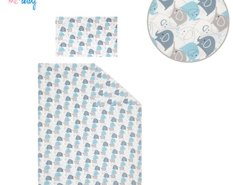 blue cot bed duvet cover