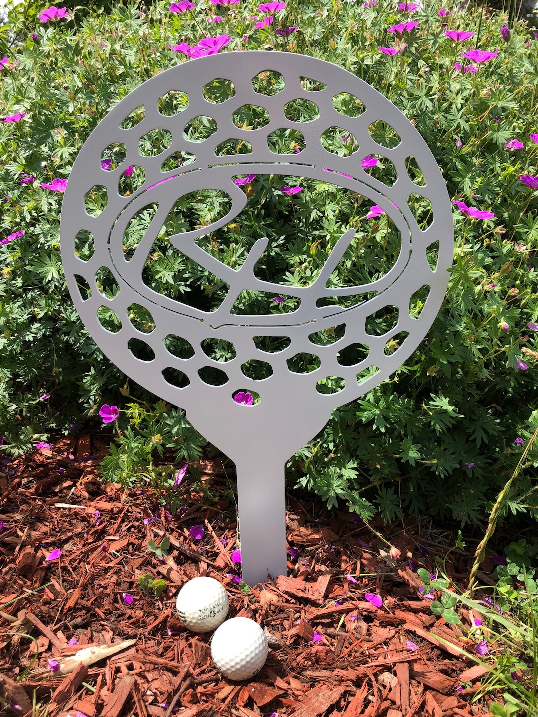 Golf Ball Garden Stake, Personalized Golf Gifts,personalized Golf Sign
