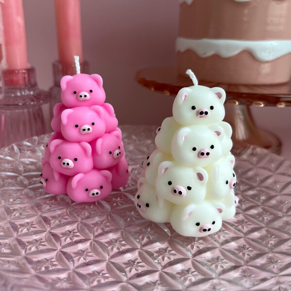 Pig Candle Etsy