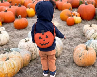 DIY Pumpkin Backpack Sewing Pattern | Halloween Bag (PDF)