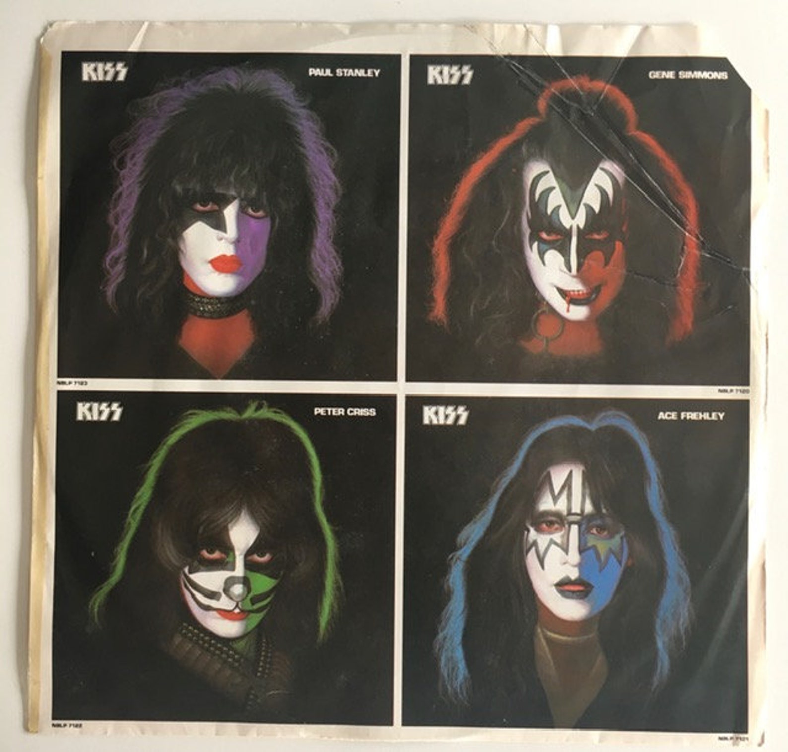 Kiss Gene Simmons 1978 Vintage Vinyl Record Lp NBLP 7120 Etsy