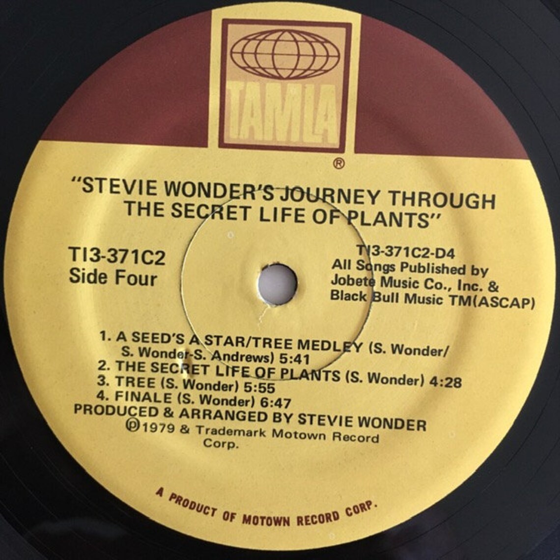 Stevie Wonder The secret life of plants 1979Vintage Vinyl Etsy
