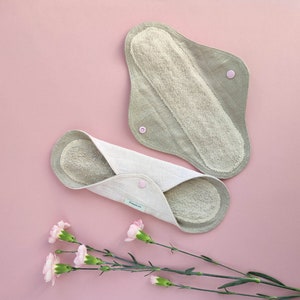 Premium LEINEN Stoffpolster / Periodenpolster / Menstruationspolster / Damenbinden