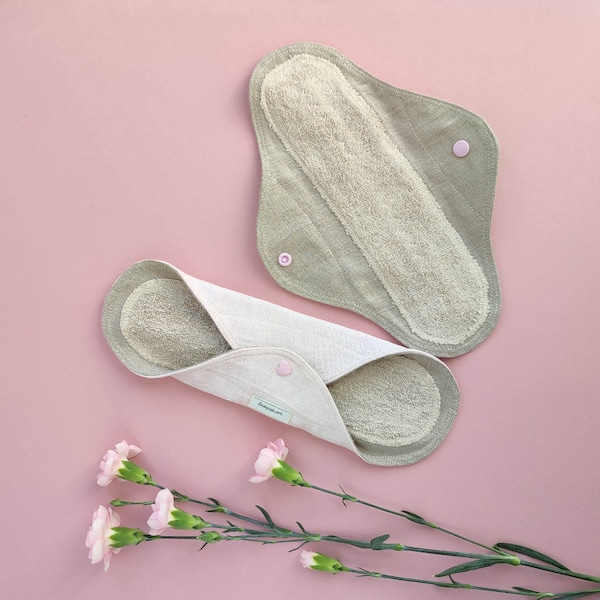 Premium LINEN Cloth Pad / Period Pad / Menstrual Pad / Sanitary Pad