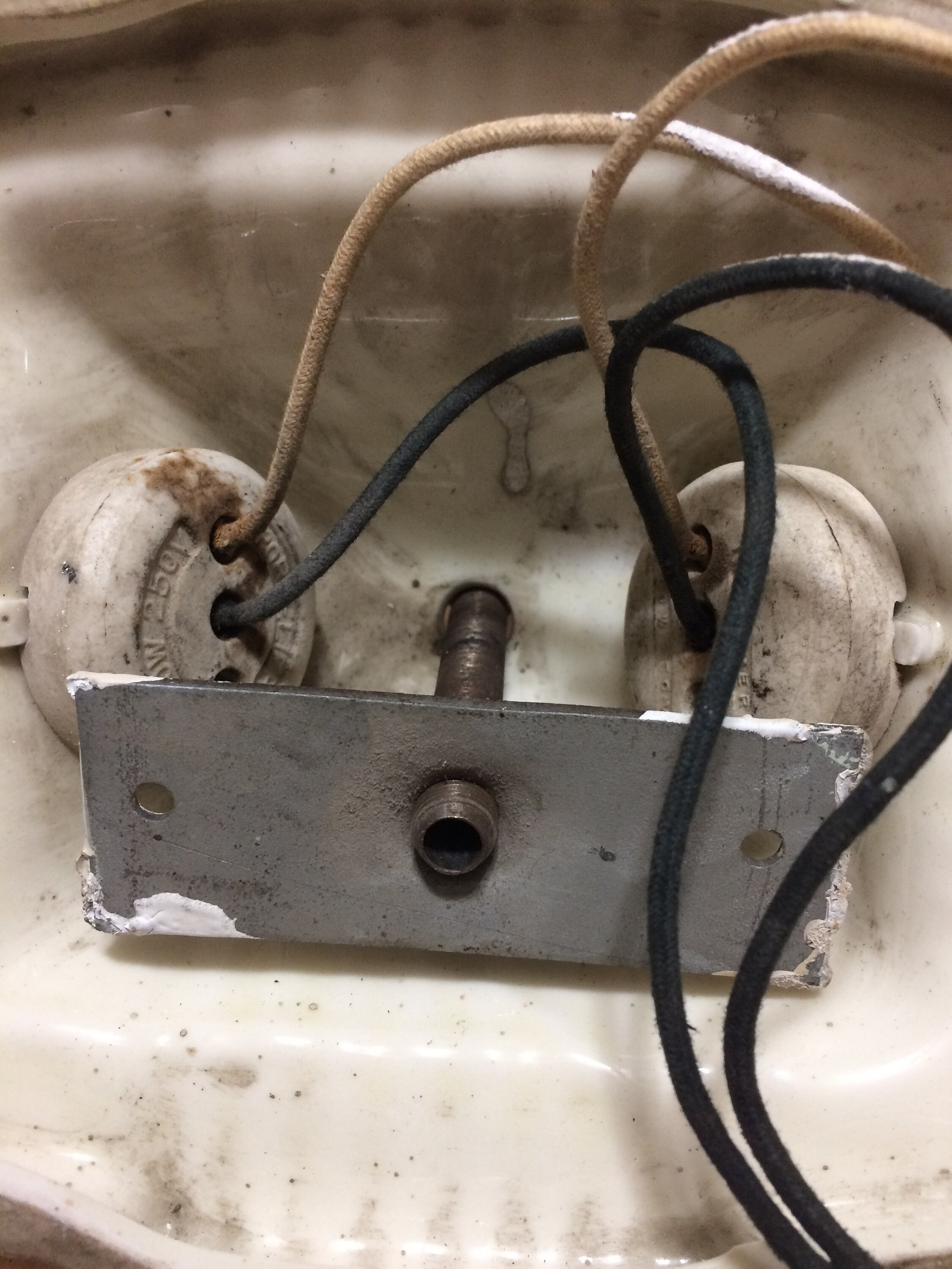 Art Déco Dos luces Accesorio de techo Montaje empotrado | Etsy