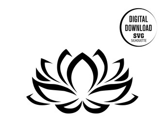 Free Free 254 Lotus Flower Outline Svg SVG PNG EPS DXF File