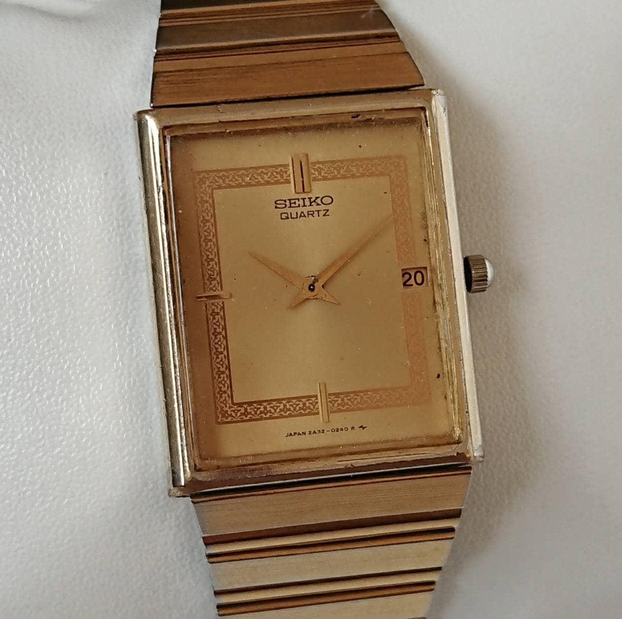 【新品バンド】SEIKO DOLCE ヴィンテージタンク　ボーイズ　タングステン 新品バンド】SEIKO DOLCE ヴィンテージタンク ボーイズ