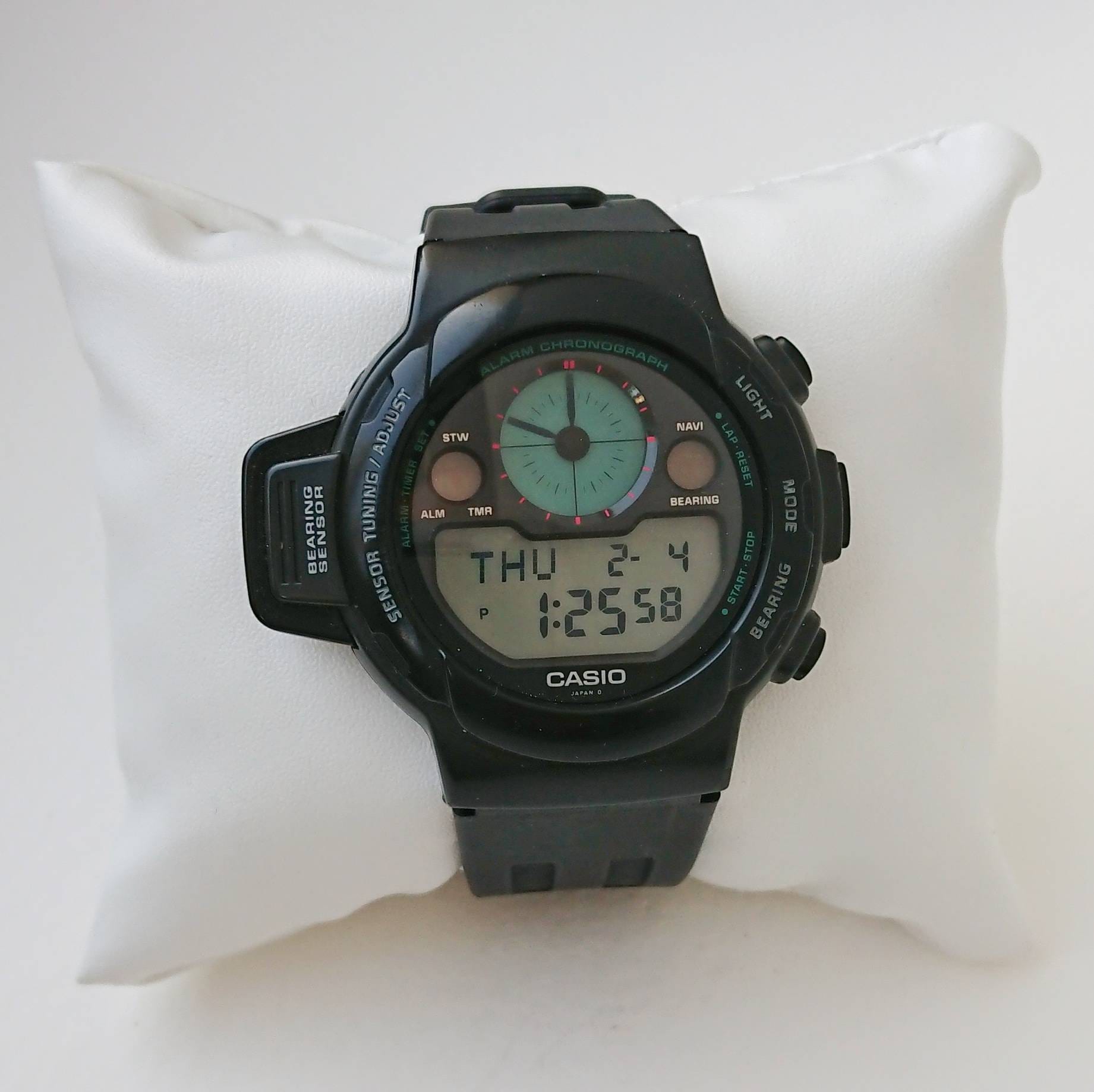 Vintage Casio Digital Compass Watch Blue Rare Cpw 110 | Etsy