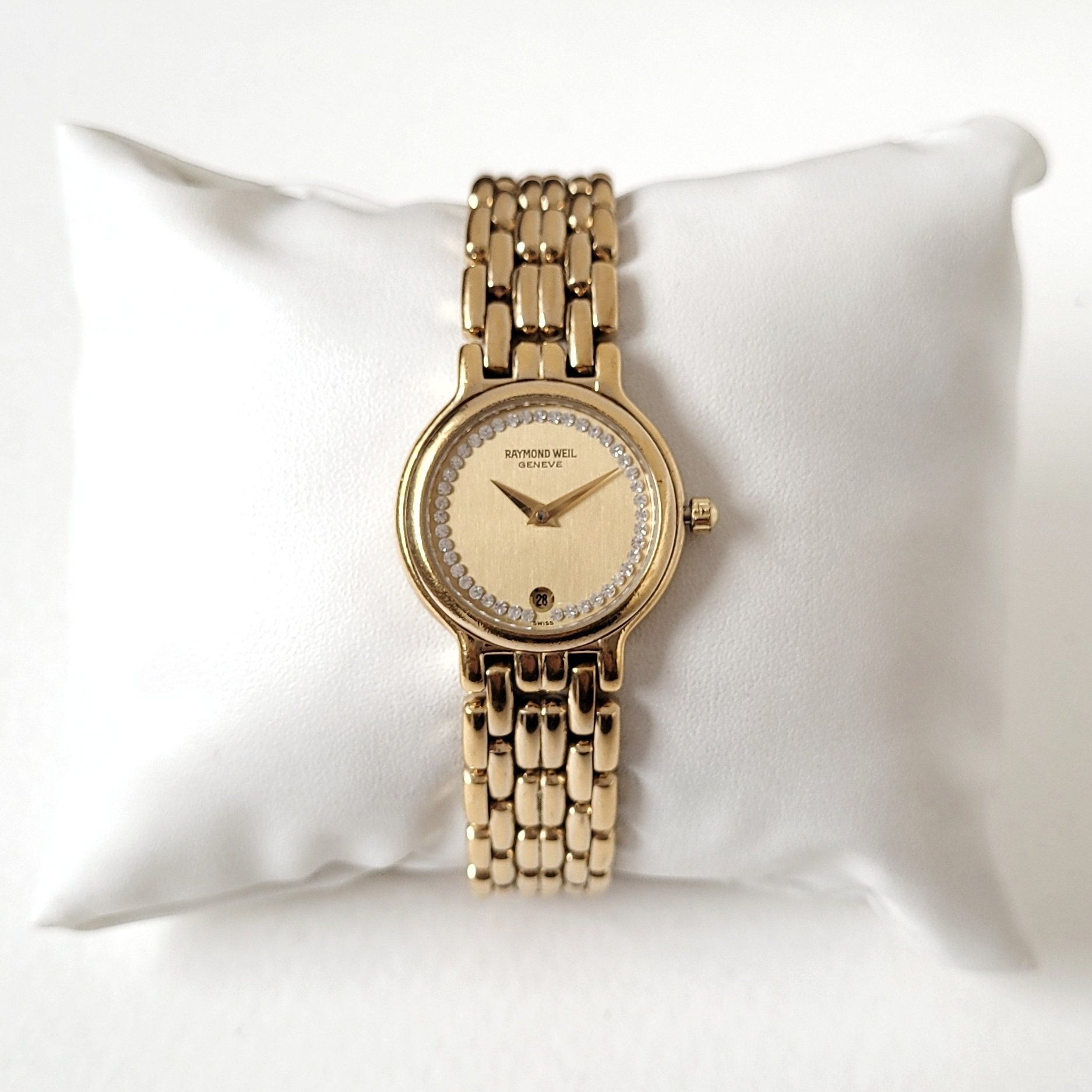 Raymond Weil Gold Women\'s Watch Ladies Gold Rectangular Quartz Watch - Toccata | RAYMOND WEIL main image 2