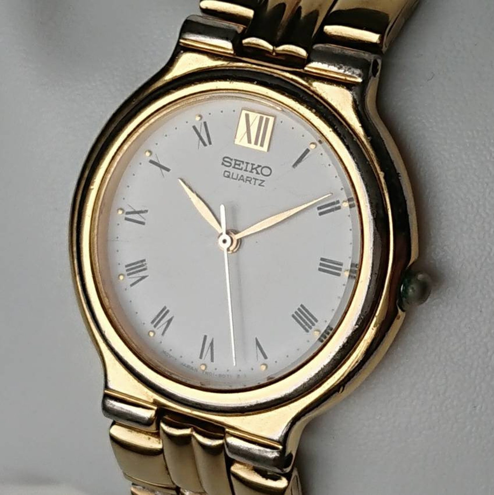 Vintage Seiko Gold avec Roman Numerals Ultra Rare Etsy