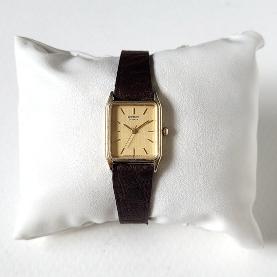 Vintage Seiko Tank for Ladies 90s Ultra Rare - Etsy Vintage Seiko Tank for Ladies 90s Ultra Rare - Etsy