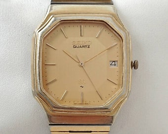 【美品】SEIKO quartz wave clock 80s SEIKO quartz square wall clock 80s
