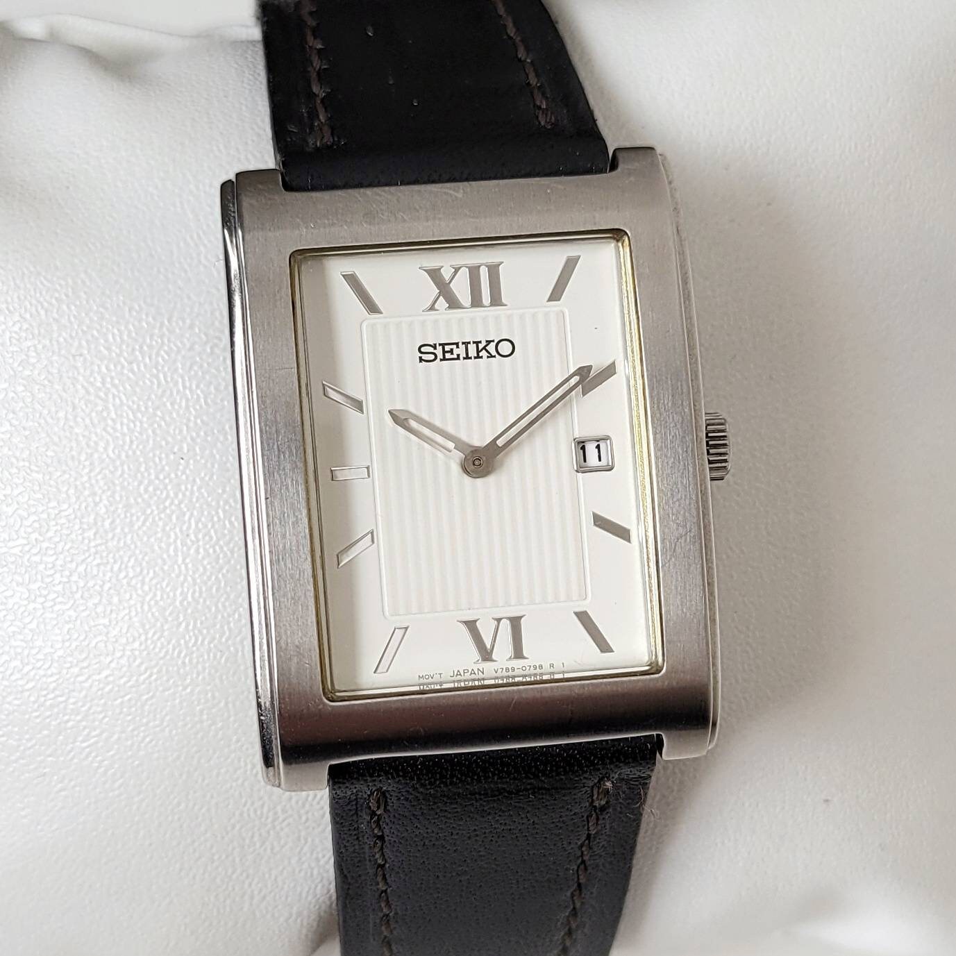 seiko tank ヴィンテージ 稼働品 美品 美品】seiko tank panthere ヴィンテージ 稼働品 - メルカリ