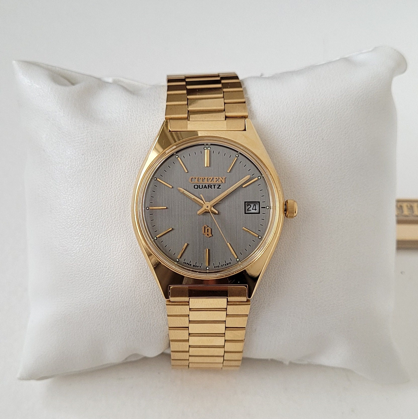 Vintage Citizen Gray & Gold 90s Last New! - Etsy