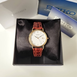 Vintage Seiko Classic Gold jaren 90, laatst nieuw!