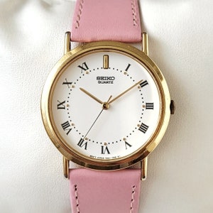 Vintage Seiko Pink&White 90s Ultra Rare