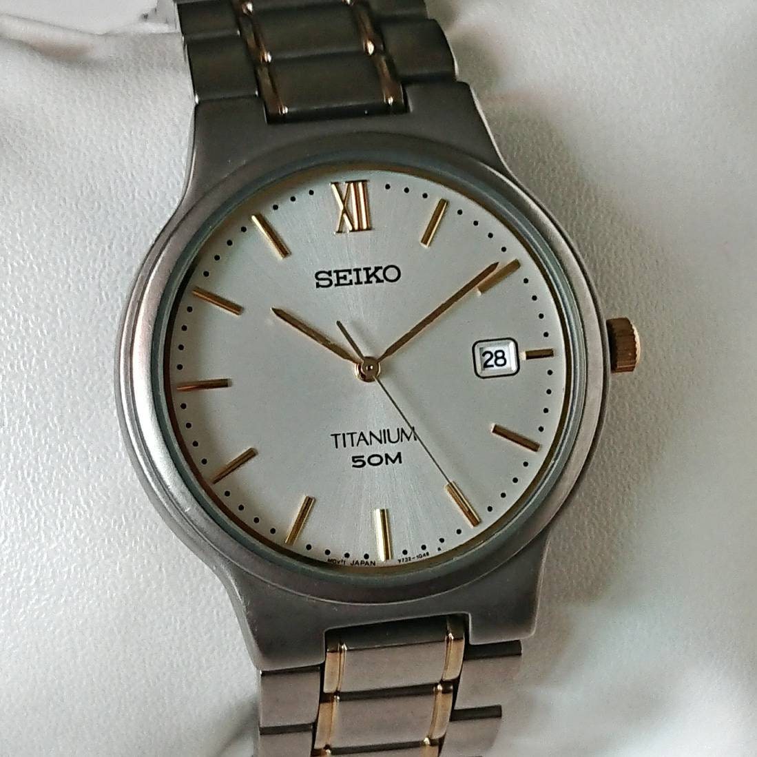 Vintage Seiko Titanium 90s Ultra Rare Etsy