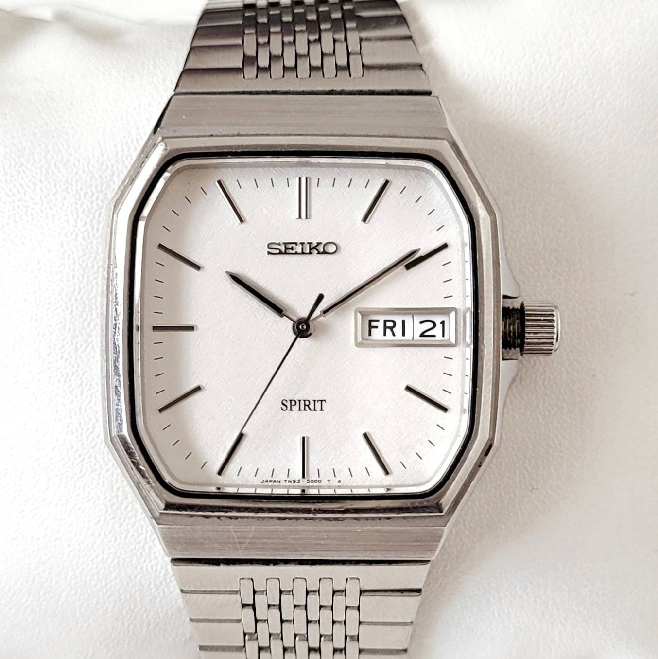 Seiko Spirit Tank - Etsy Seiko Spirit Tank - Etsy