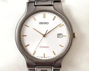 希少なセイコー製ヴィンテージ腕時計｜クォーツ｜ゴールドトーン