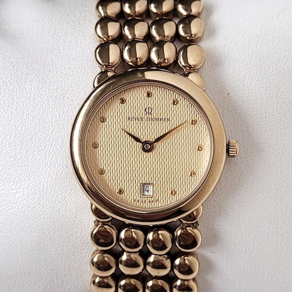 Vintage Revue Thommen Gold 90s Unique Etsy Australia