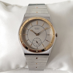 Seiko Two Tone vintage com sub segundos dos anos 80, exclusivo!