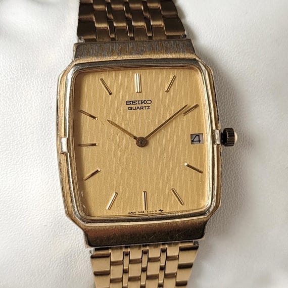 Vintage Seiko Rectangular 90s Unique - image 5