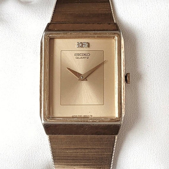 ヴィンテージ SEIKO ALBA タンク 稼働品 美品 希少 SEIKO