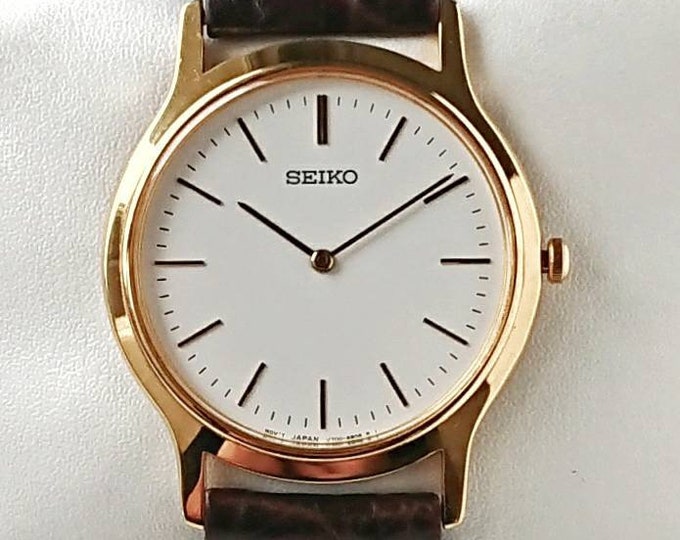 Vintage Seiko Classic Dress Watch 90s All Original - Etsy