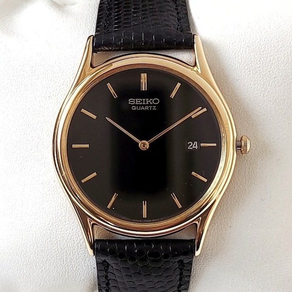 Vintage Seiko Classic Dress Watch 90s Last New! With Box - Etsy