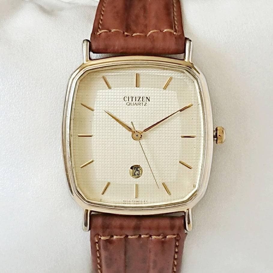 VINTAGE CITIZEN タンク メンズ 手巻 腕時計 サンセットダイヤル VINTAGE CITIZEN タンク メンズ 手巻 腕時計 サンセットダイヤル