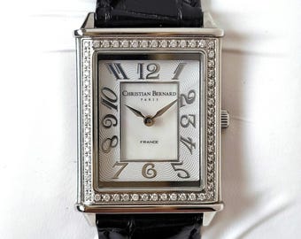 Vintage Christian Bernard watch, pendant watch, bracelet