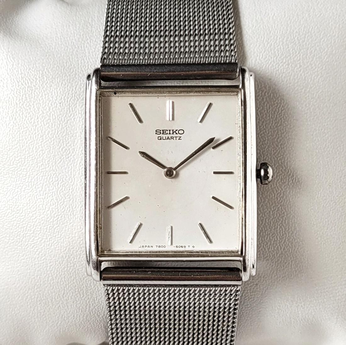 SEIKO ヴィンテージ　セイコー クォーツ 腕時計 タンク　希少 アナデジ ヴィンテージ セイコー タンク 90年代 超レア - Etsy 日本