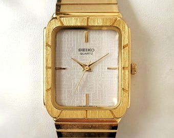 Rare Seiko Tank | Quartz | Gold tone | High Condition
