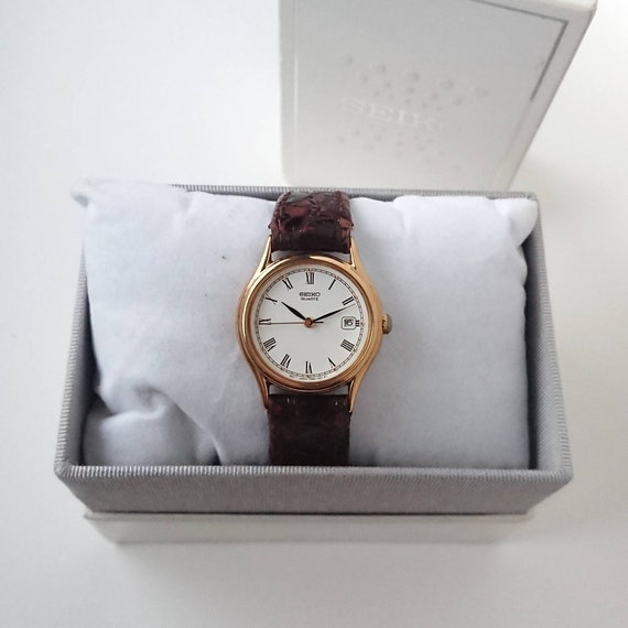 Vintage Seiko Classic Dress Watch 90s With Box - Etsy