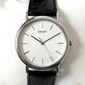 Vintage Seiko Classic Dress Armbanduhr 80er Jahre Unikat