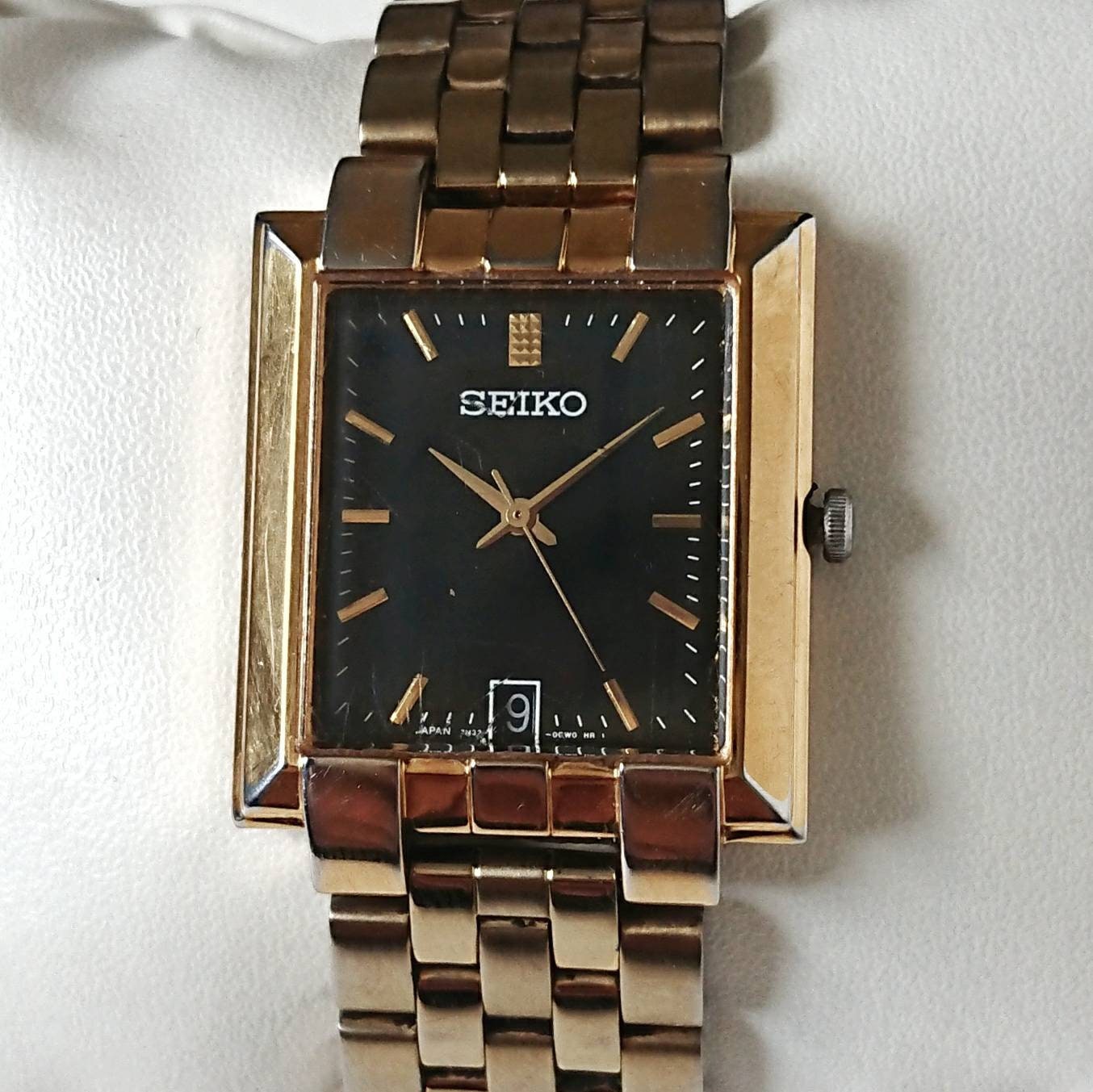 リングウォッチ　セイコー　昭和レトロ Vintage Seiko Gold 90s All Original - Etsy