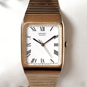 Vintage Seiko Iconic Tank des années 90 Unique