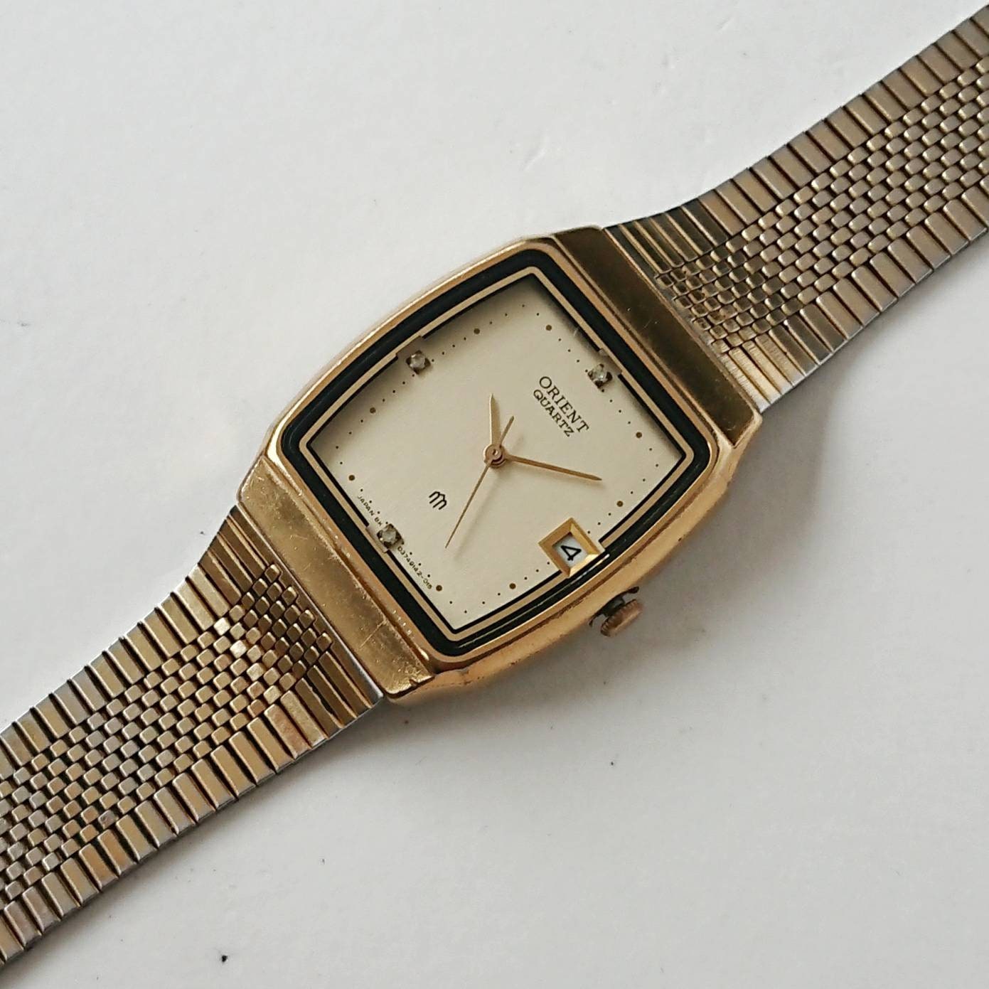 Vintage Orient Gold With Diamond 90s All Original - Etsy Vintage Orient Gold With Diamond 90s All Original - Etsy