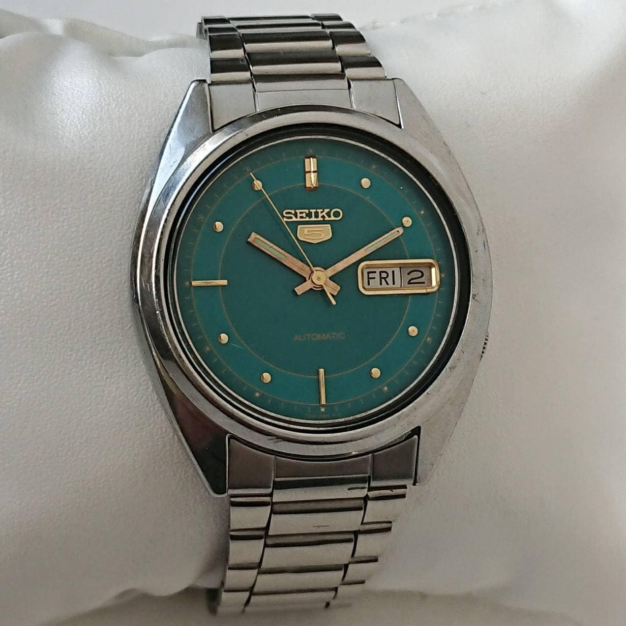 Vintage Seiko 5 Green 80s Ultra Rare 
