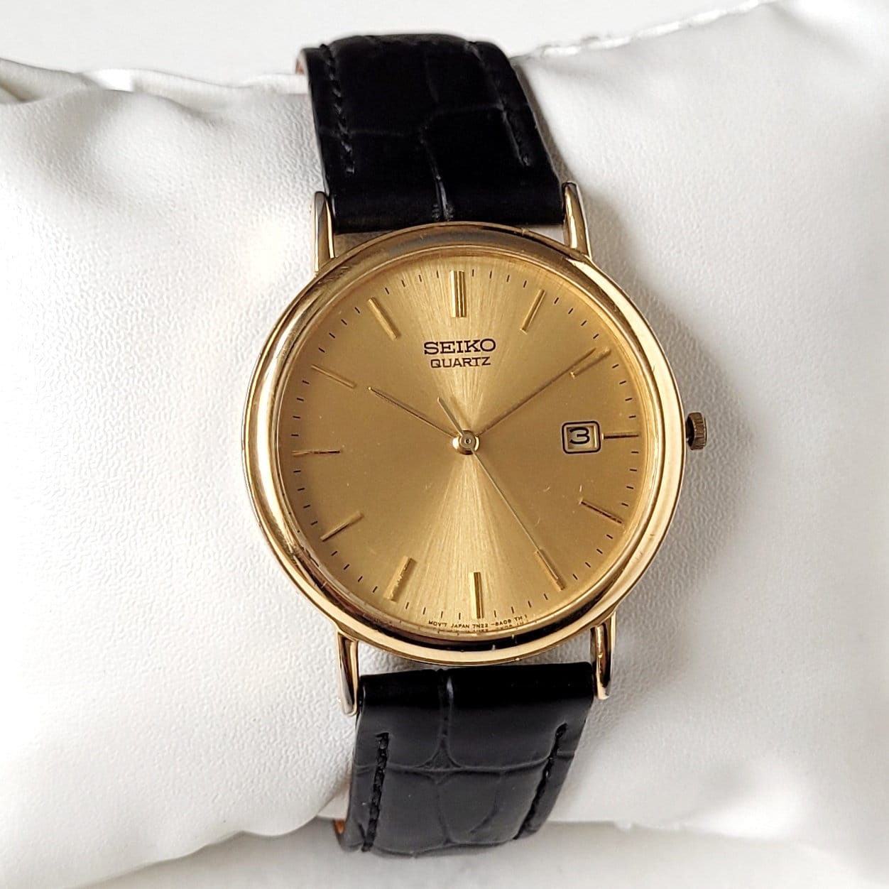 Vintage Seiko Dress Watch 90s Ultra Rare - Etsy Vintage Seiko Dress Watch 90s Ultra Rare - Etsy