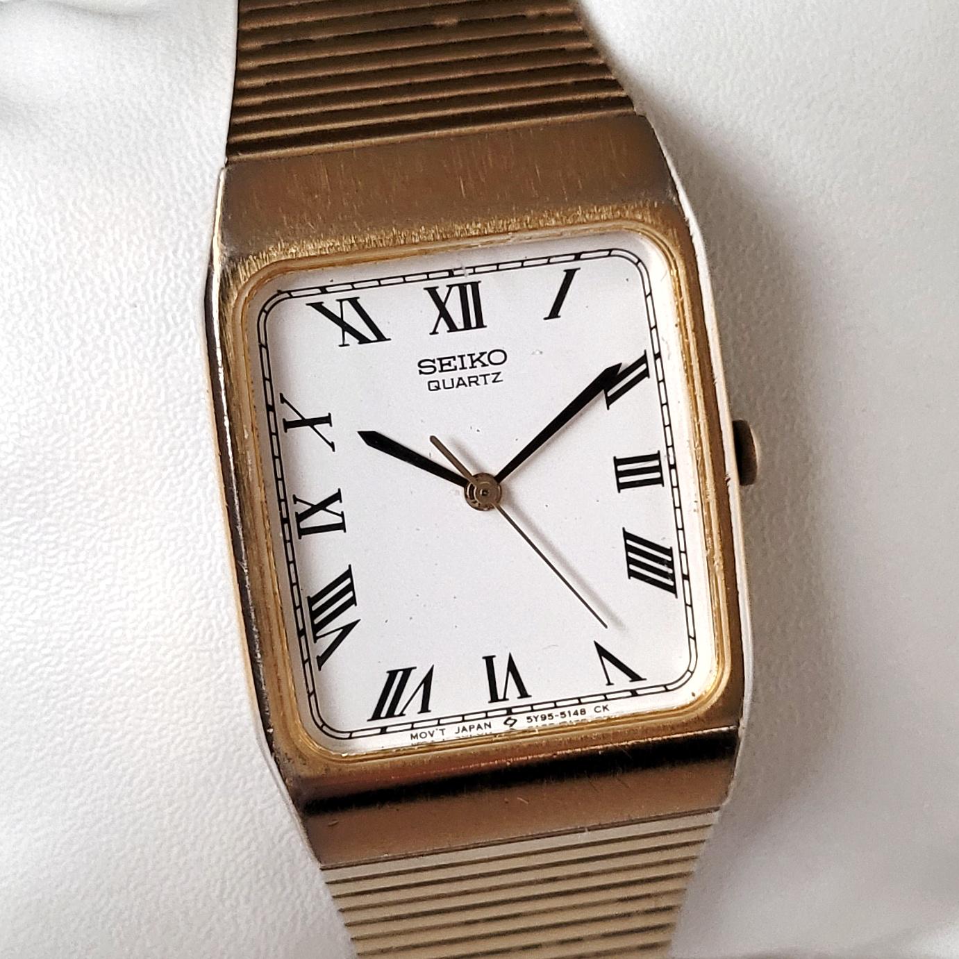 90年代のヴィンテージセイコーの象徴的なタンク - Etsy 日本