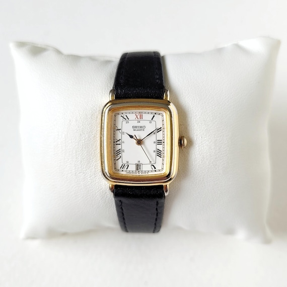 Vintage Seiko Rectangular 90s Ultra Rare - Etsy