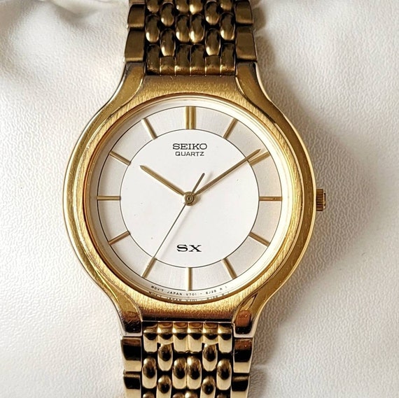 Seiko quartz watch gold 2025