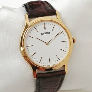 Vintage Seiko Gold Classic Dress Watch 90s All Original - Etsy