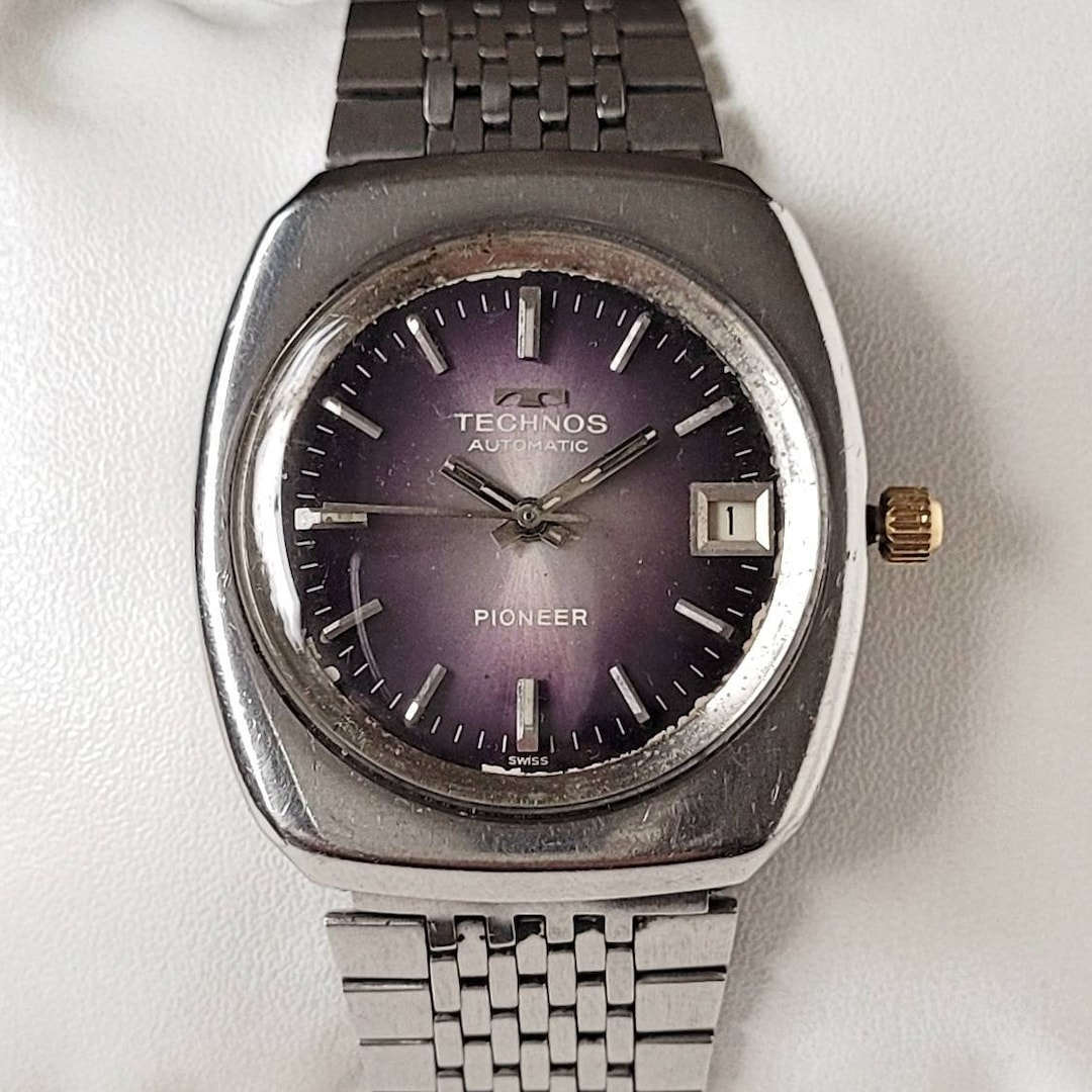 Vintage Technos Pioneer 70s Purple - Etsy