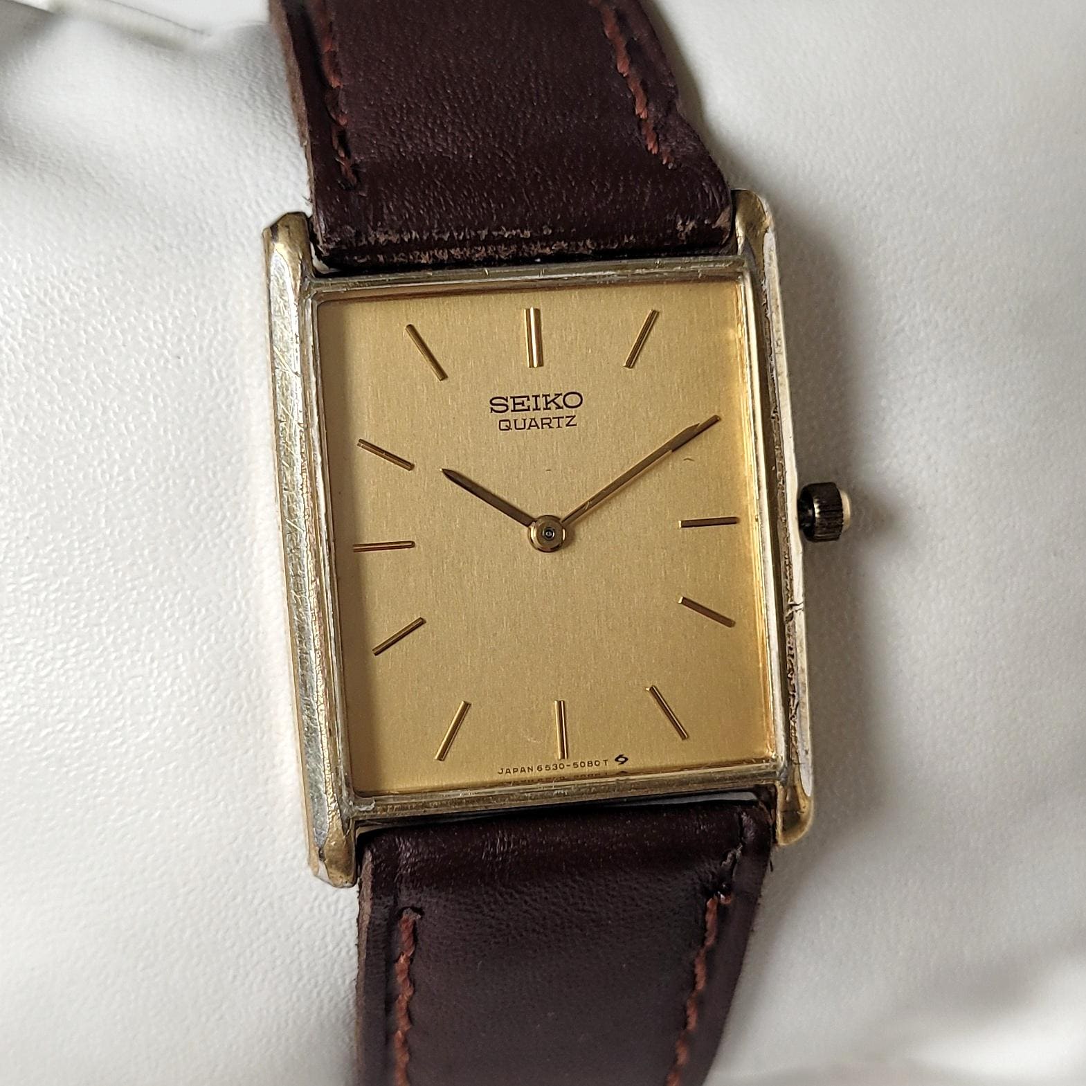90s Vintage Seiko tank セイコータンク 希少文字盤 Vintage Seiko Tank 90s Iconic Design - Etsy