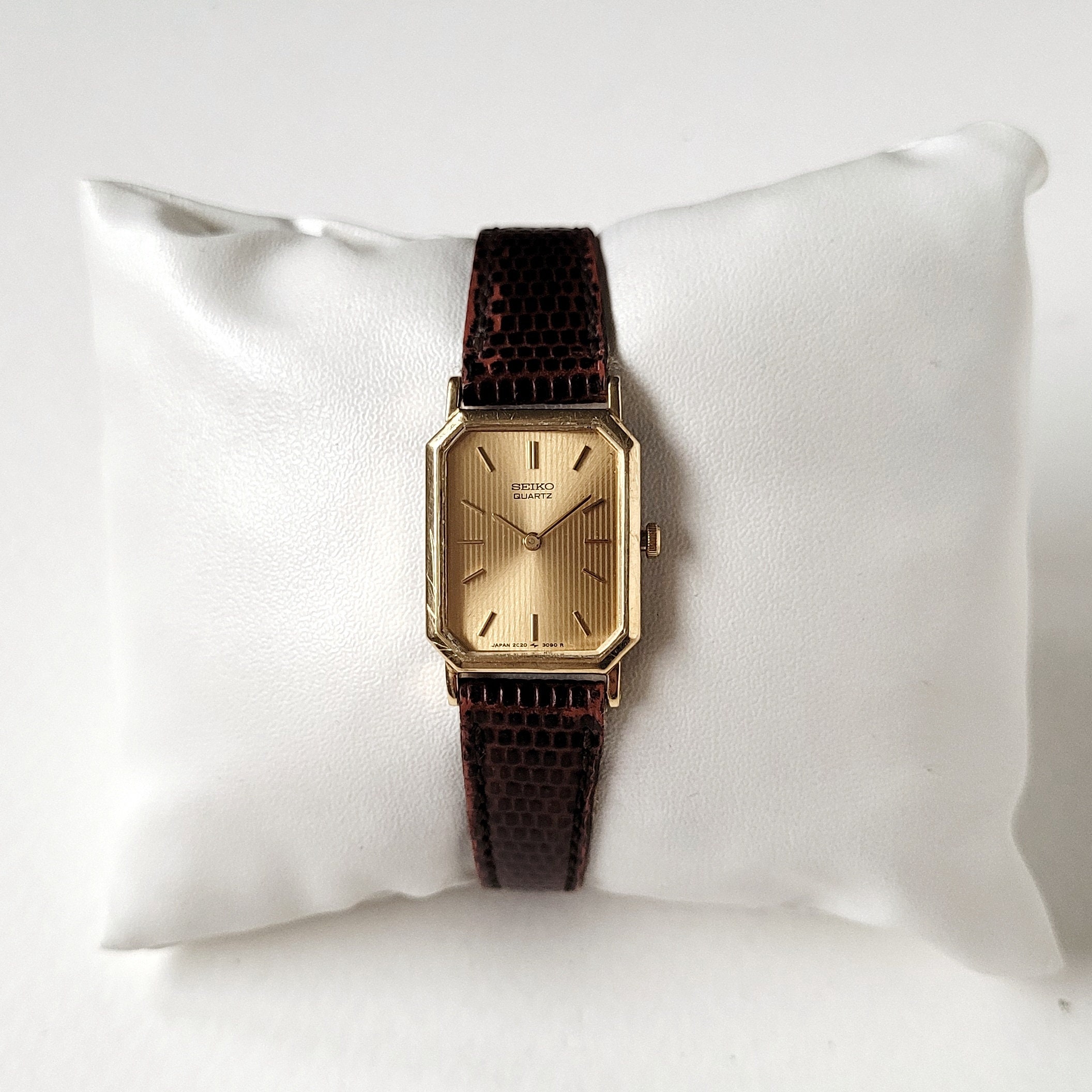 Vintage Seiko Tank for Ladies 90s Unique - Etsy