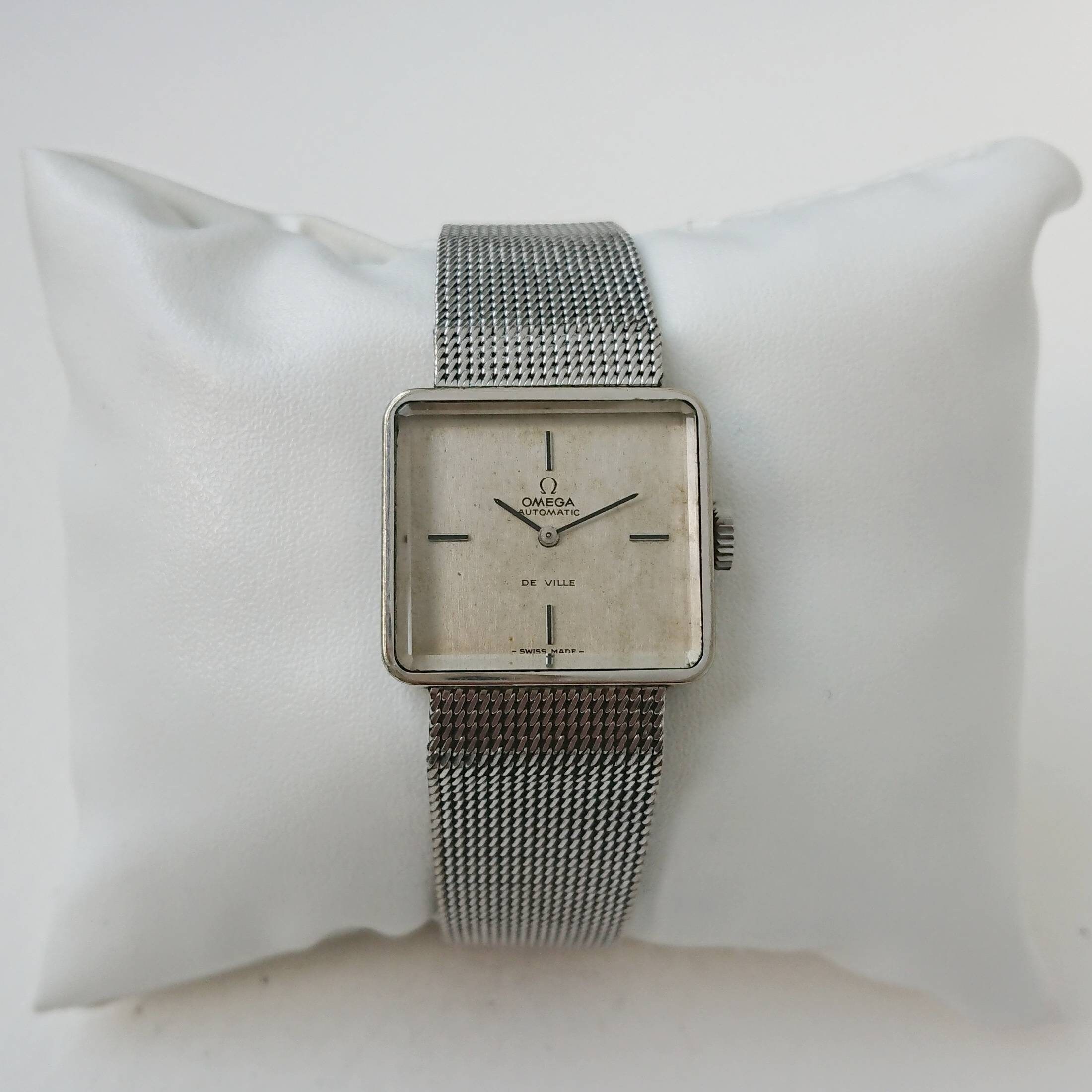 Vintage Omega De Ville Emerald Silver 